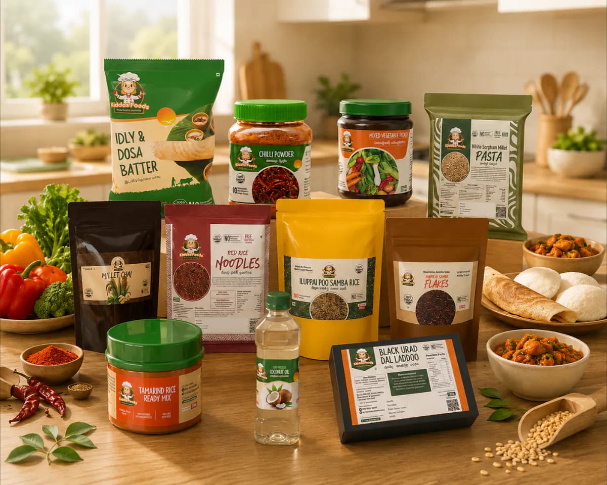 Kiddos Foods products